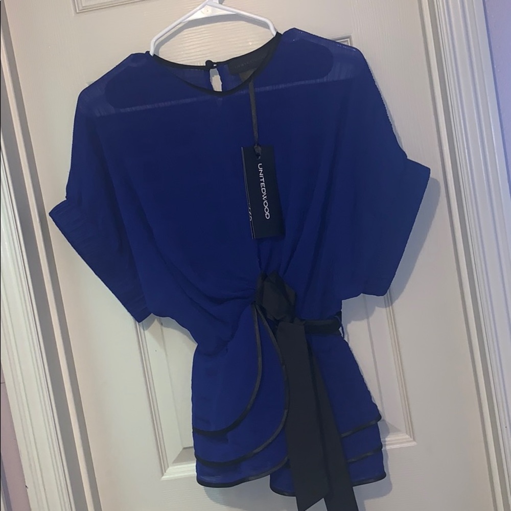 UnitedWood blue Andrea top